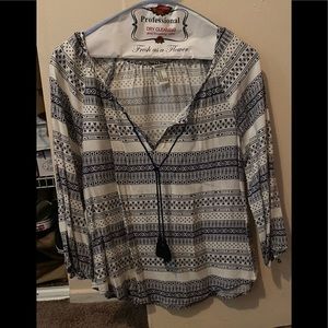 Blue, long sleeve, forever 21